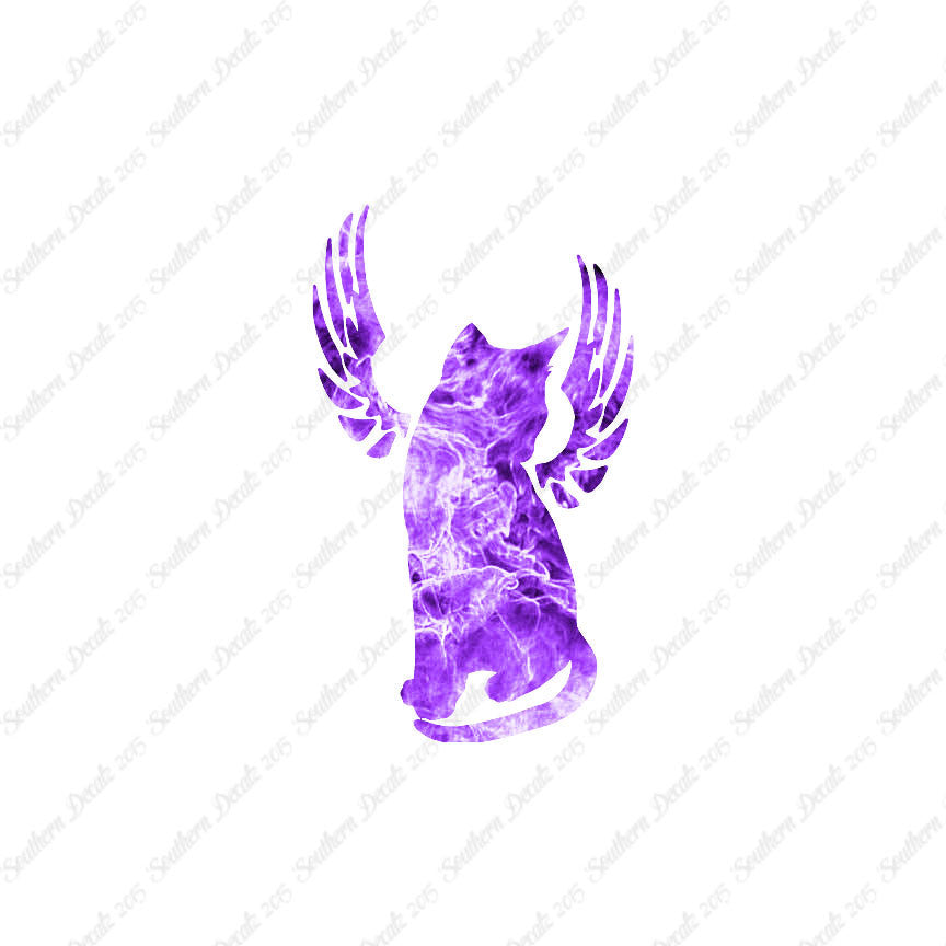 Angel Cat Memorial Wings