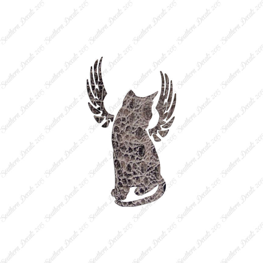 Angel Cat Memorial Wings