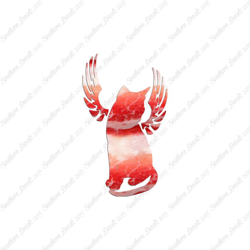 Angel Cat Memorial Wings