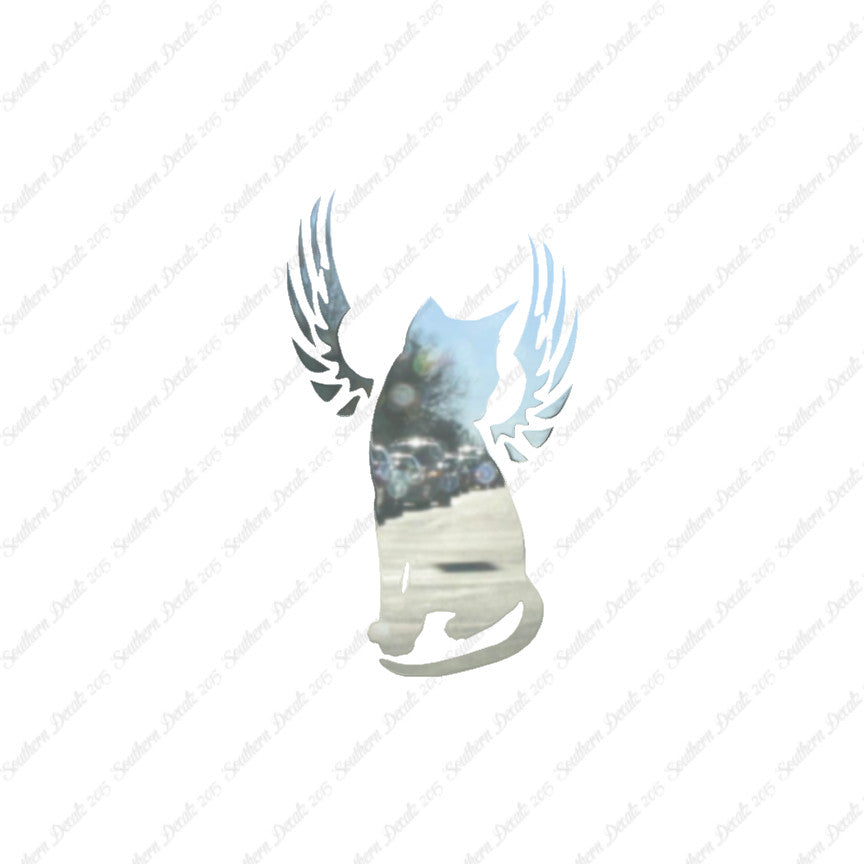 Angel Cat Memorial Wings