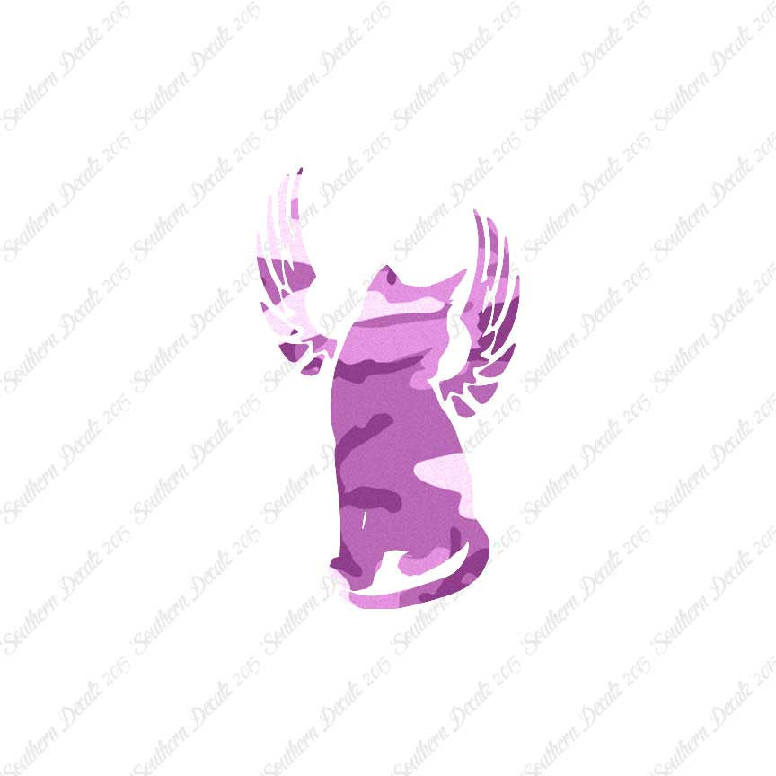 Angel Cat Memorial Wings