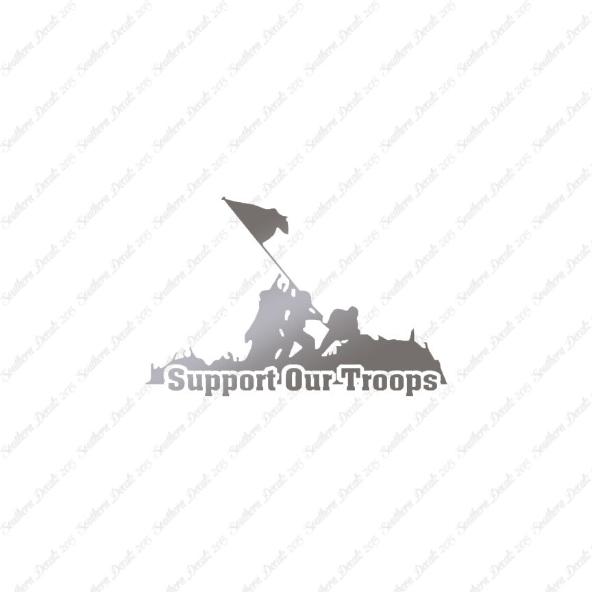 Support Our Troops Iwo Jima Flag