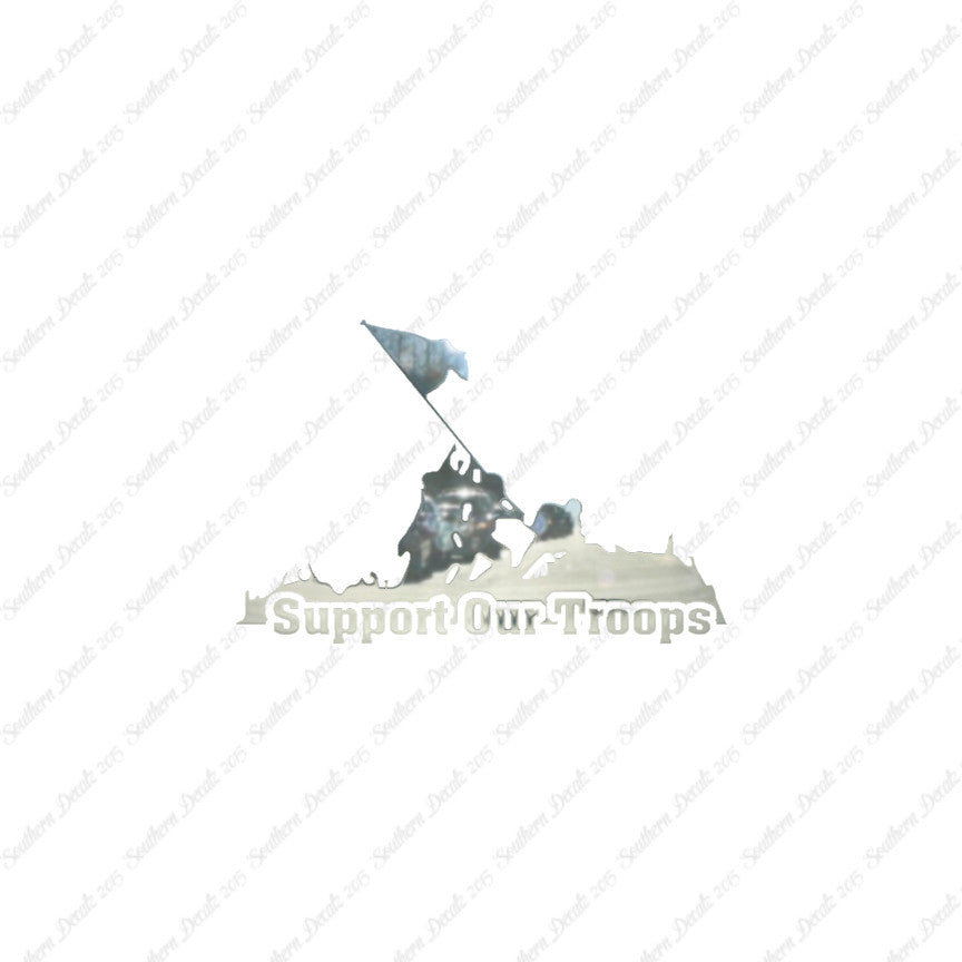Support Our Troops Iwo Jima Flag