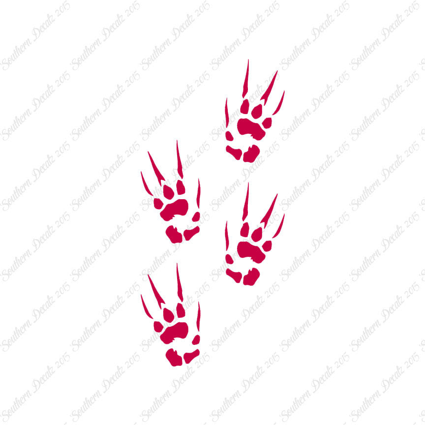 Dragon Paw Prints Claw Marks