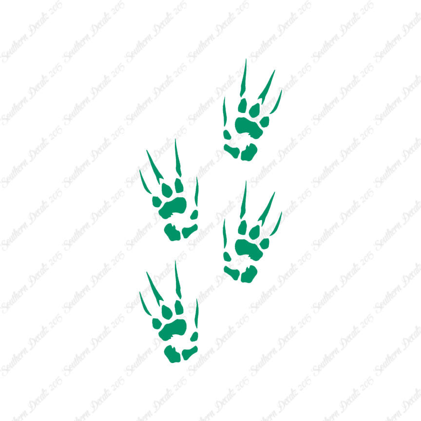 Dragon Paw Prints Claw Marks