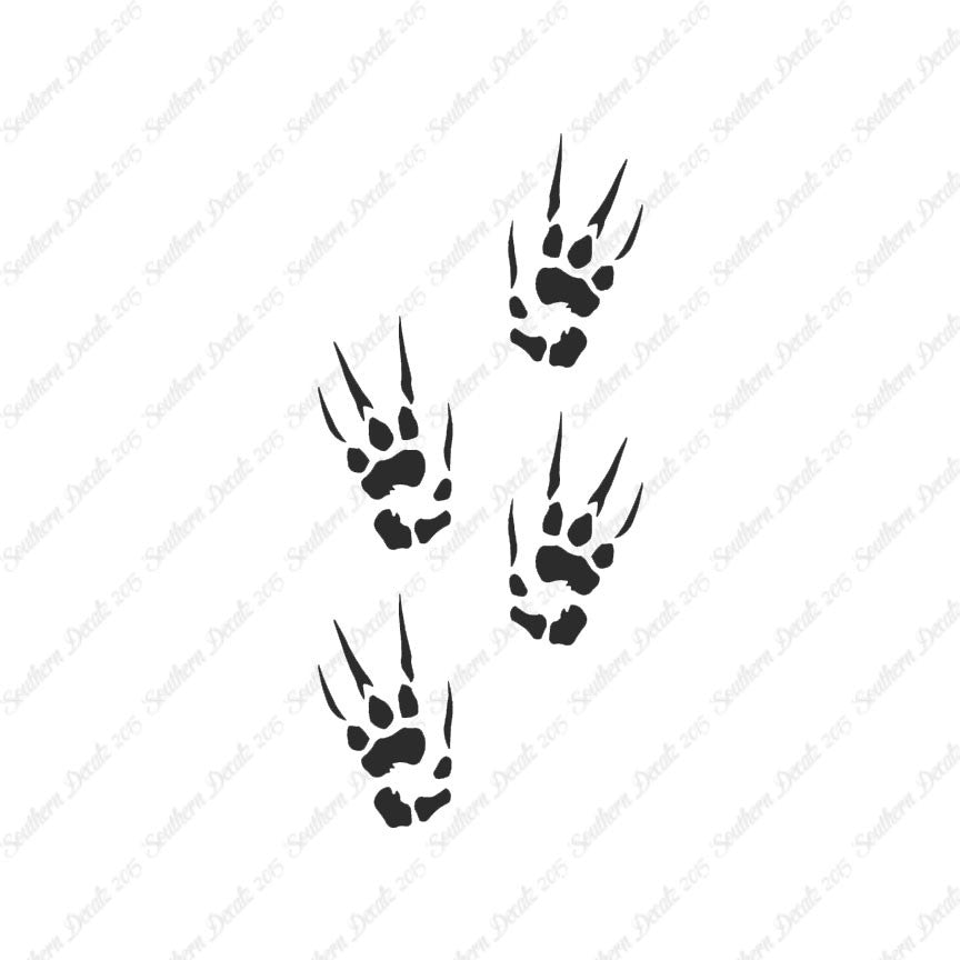 Dragon Paw Prints Claw Marks