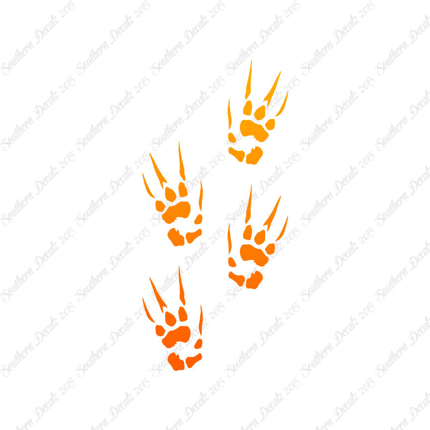 Dragon Paw Prints Claw Marks