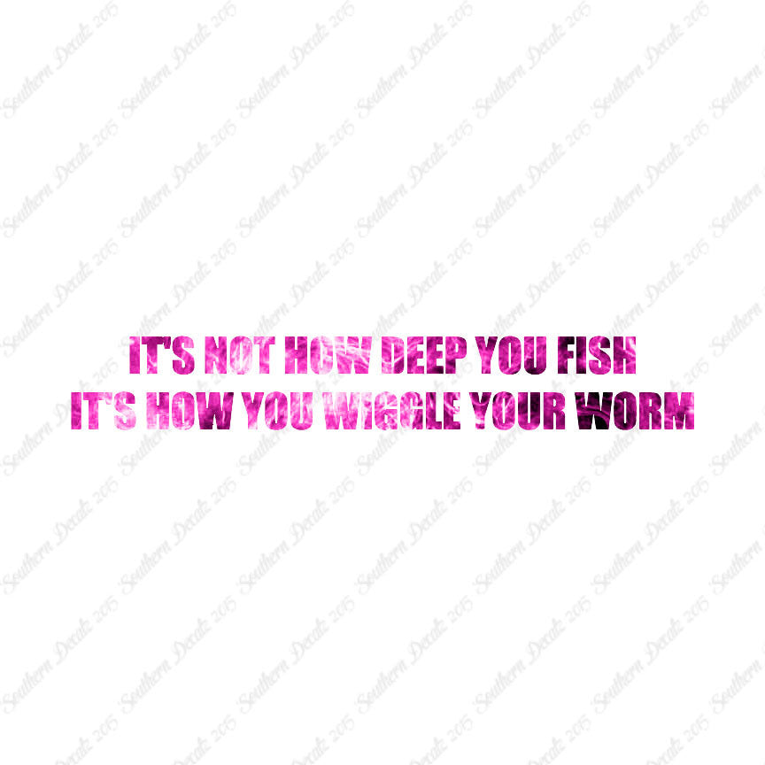 Not Deep Fish How Wiggle Worm