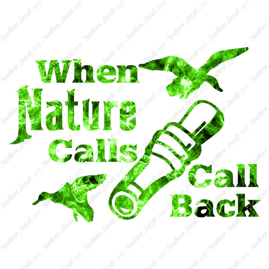 When Nature Calls Call Back Hunting