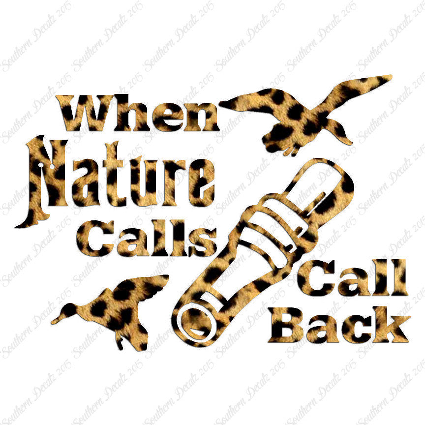 When Nature Calls Call Back Hunting
