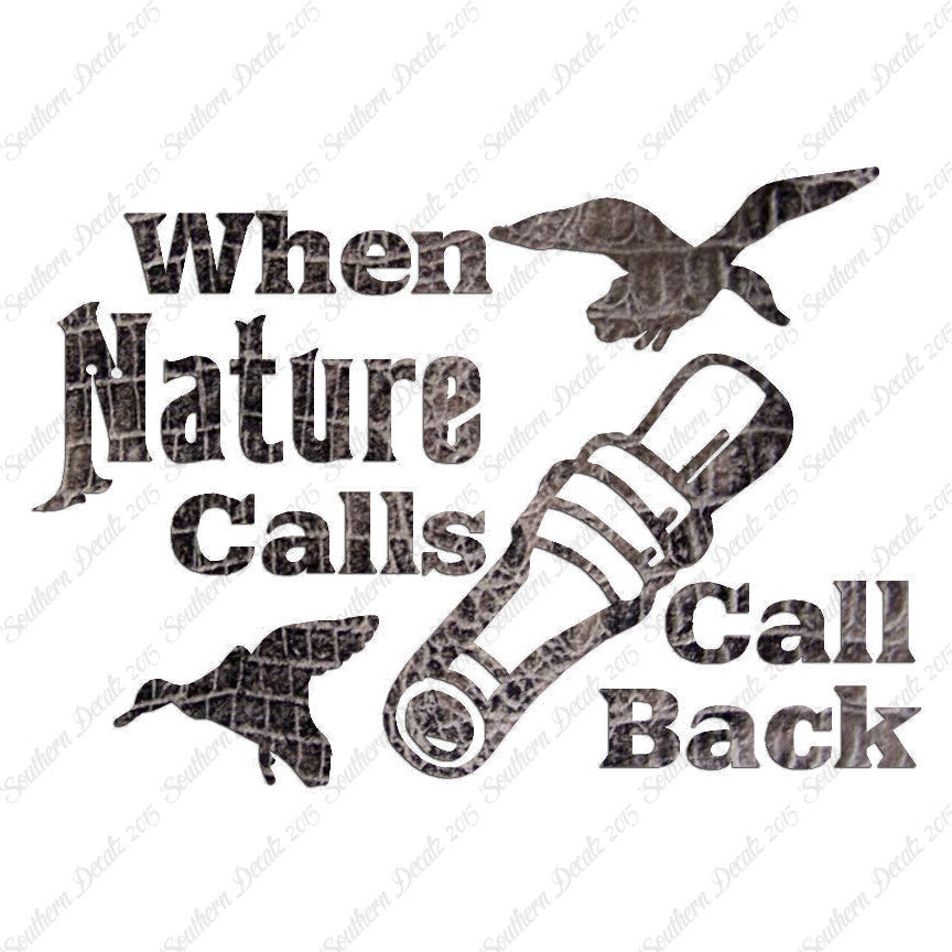 When Nature Calls Call Back Hunting
