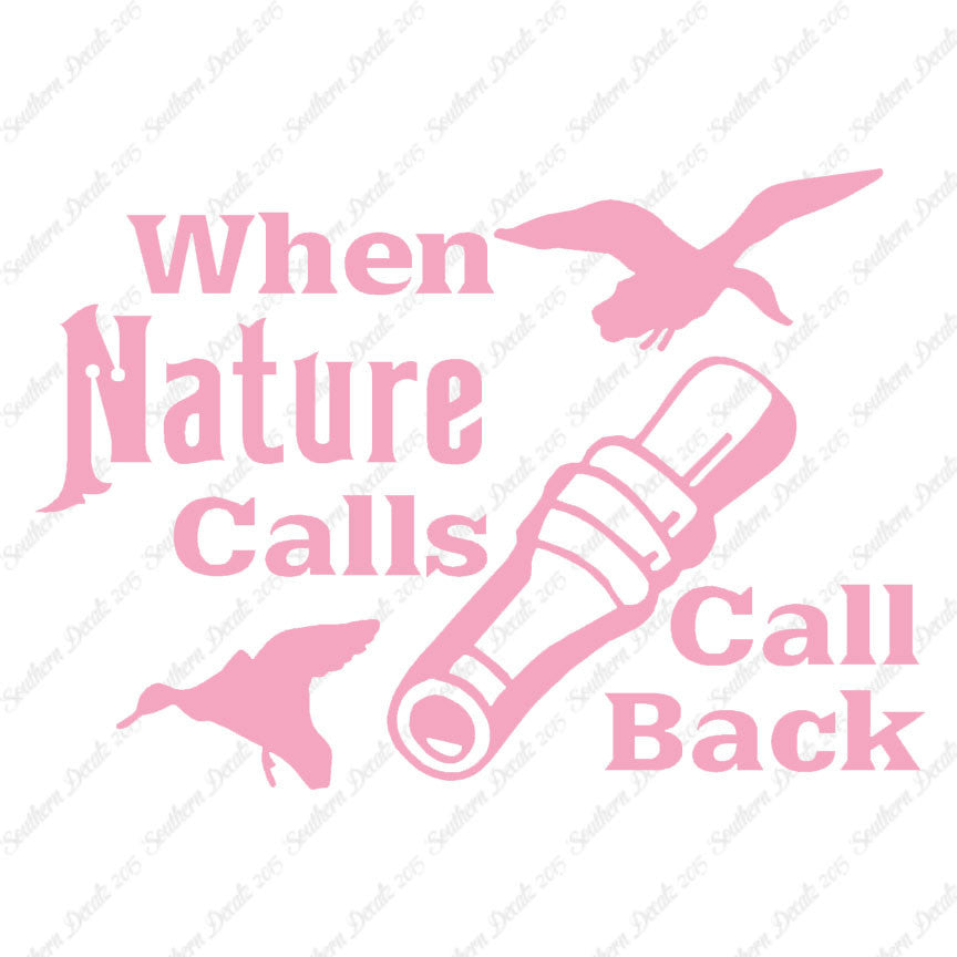 When Nature Calls Call Back Hunting