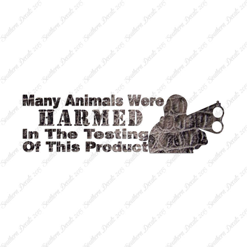 Many Animals Harmed Shotgun Hunting