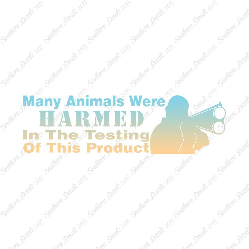 Many Animals Harmed Shotgun Hunting
