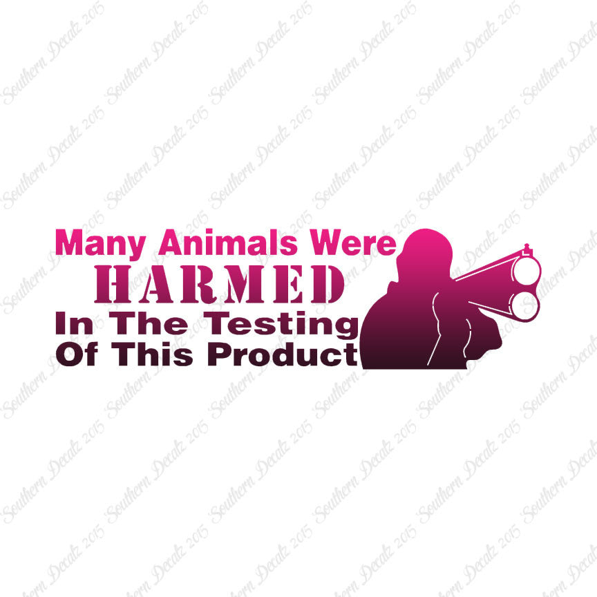 Many Animals Harmed Shotgun Hunting
