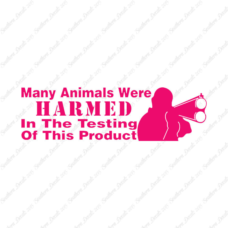 Many Animals Harmed Shotgun Hunting