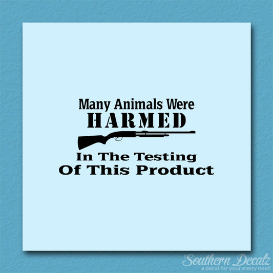 Many Animals Harmed Rifle Hunting