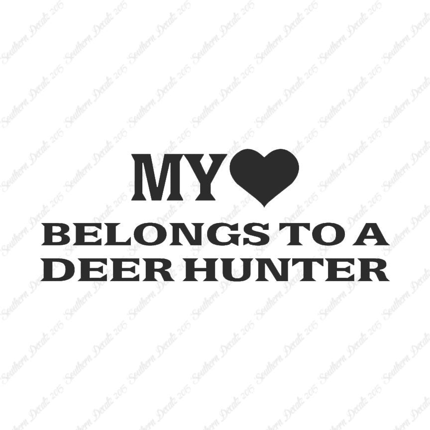 Heart Belongs To Deer Hunter