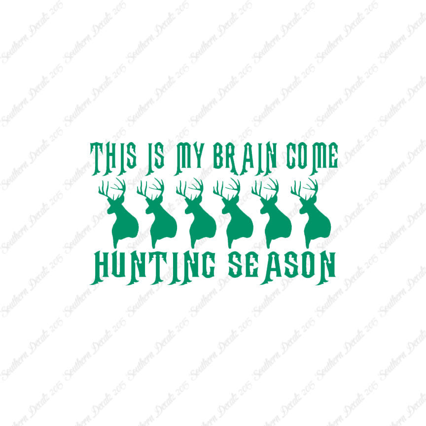 My Brain In Hunting Season