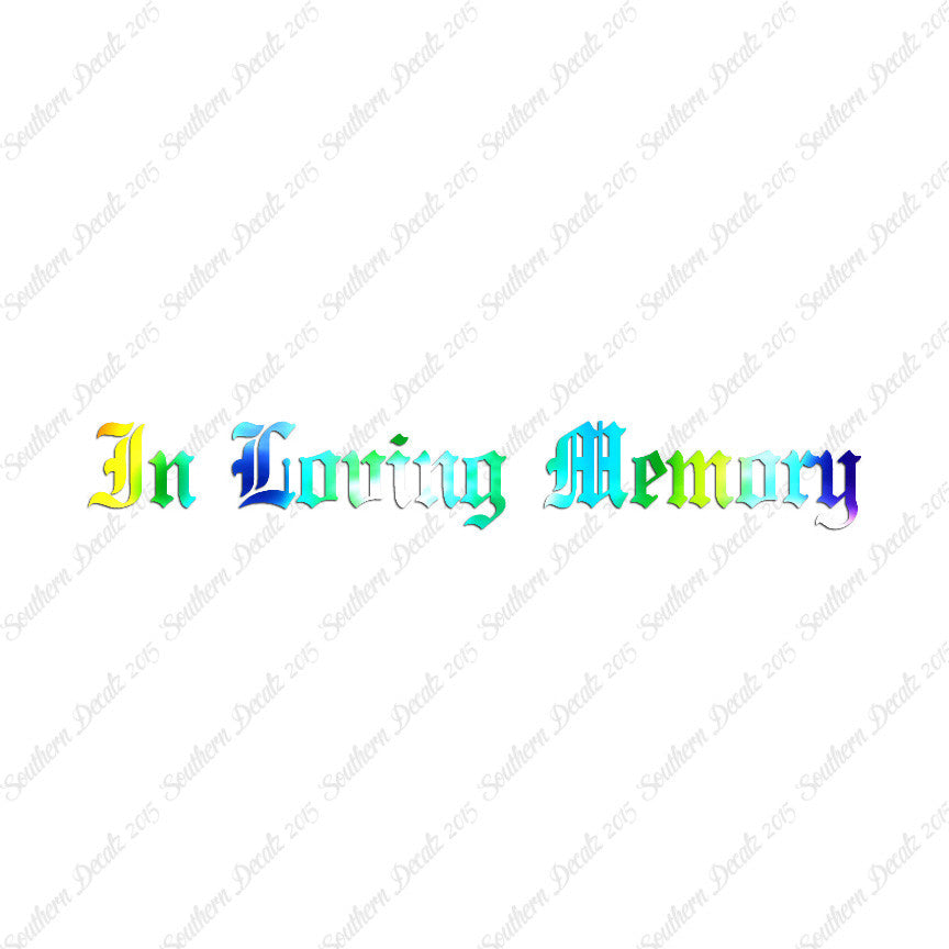 In loving Memory