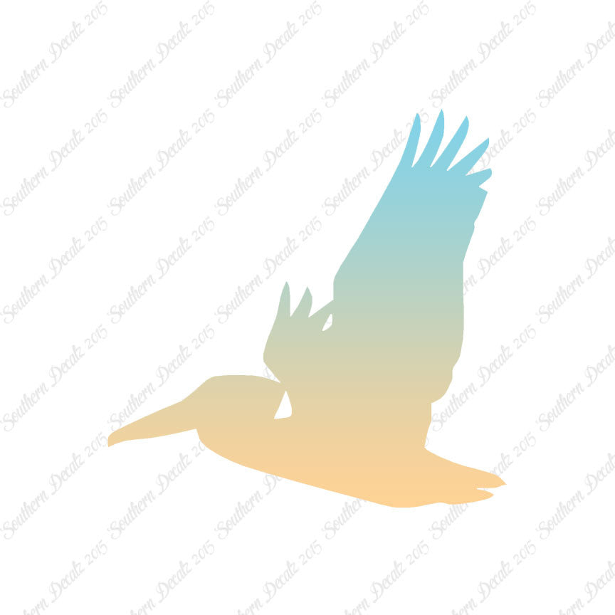 Flying Pelican Bird