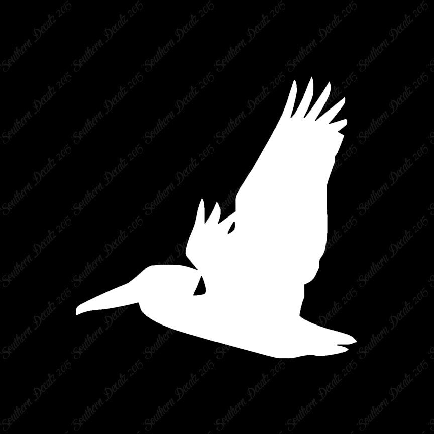 Flying Pelican Bird