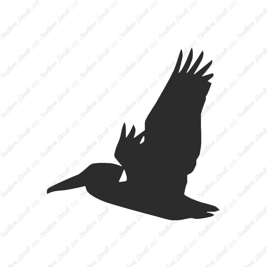 Flying Pelican Bird