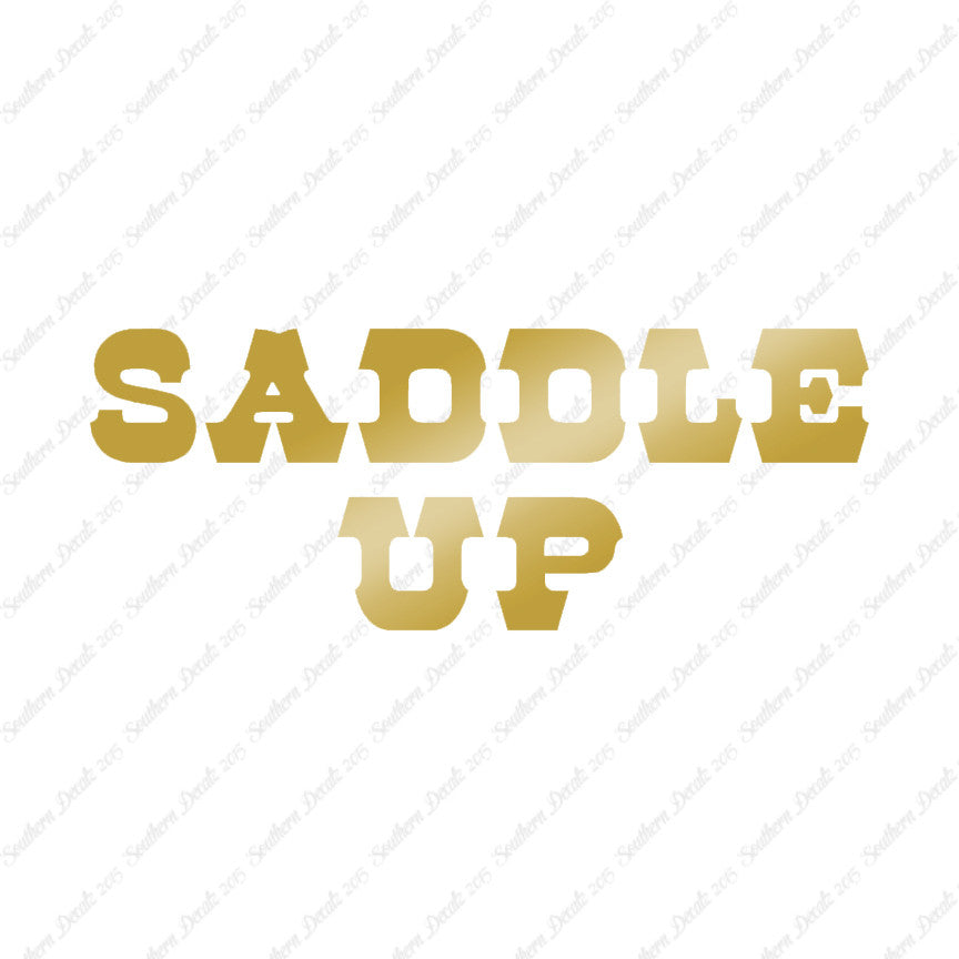 Saddle Up