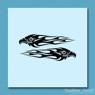 Pair Of Eagle Head Flames