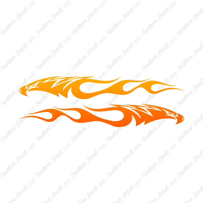 Pair Of Eagle Flames