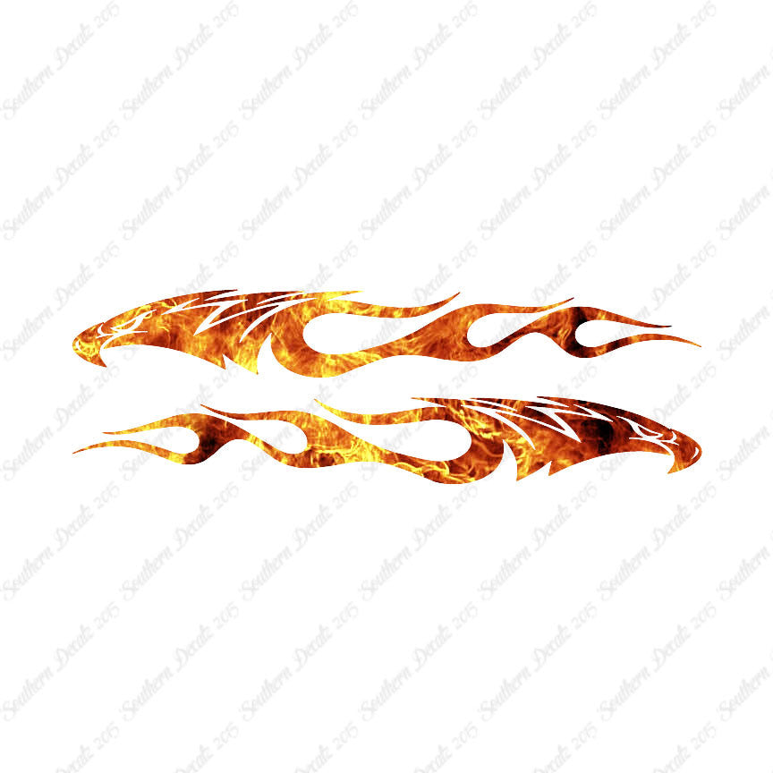 Pair Of Eagle Flames