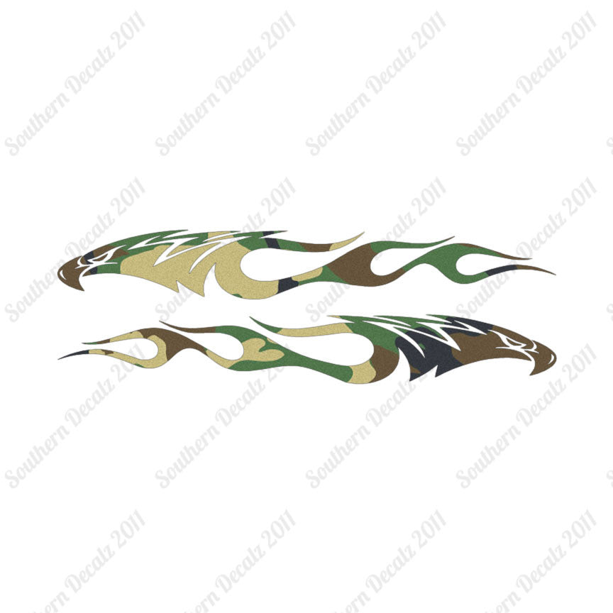 Pair Of Eagle Flames