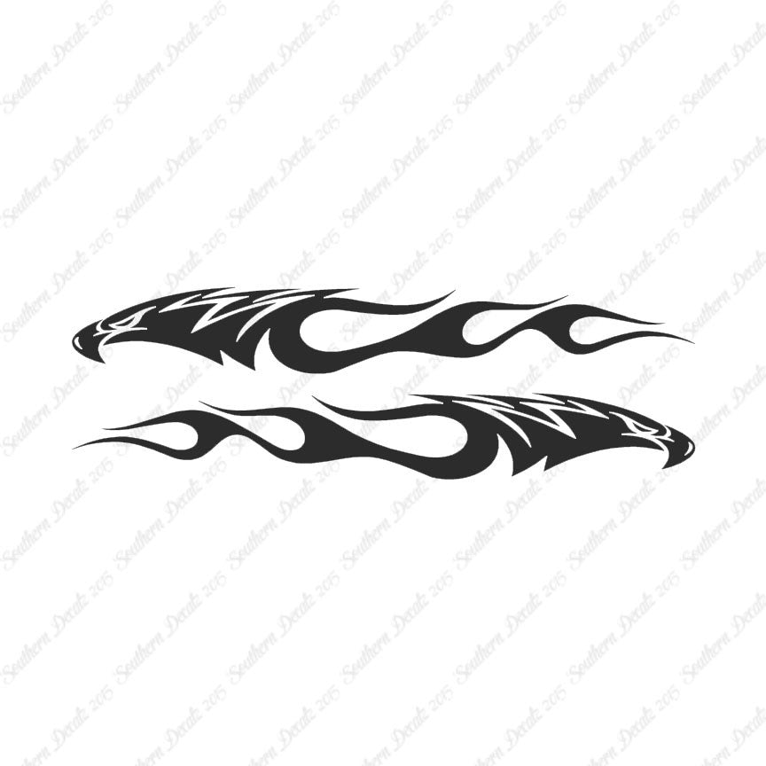 Pair Of Eagle Flames