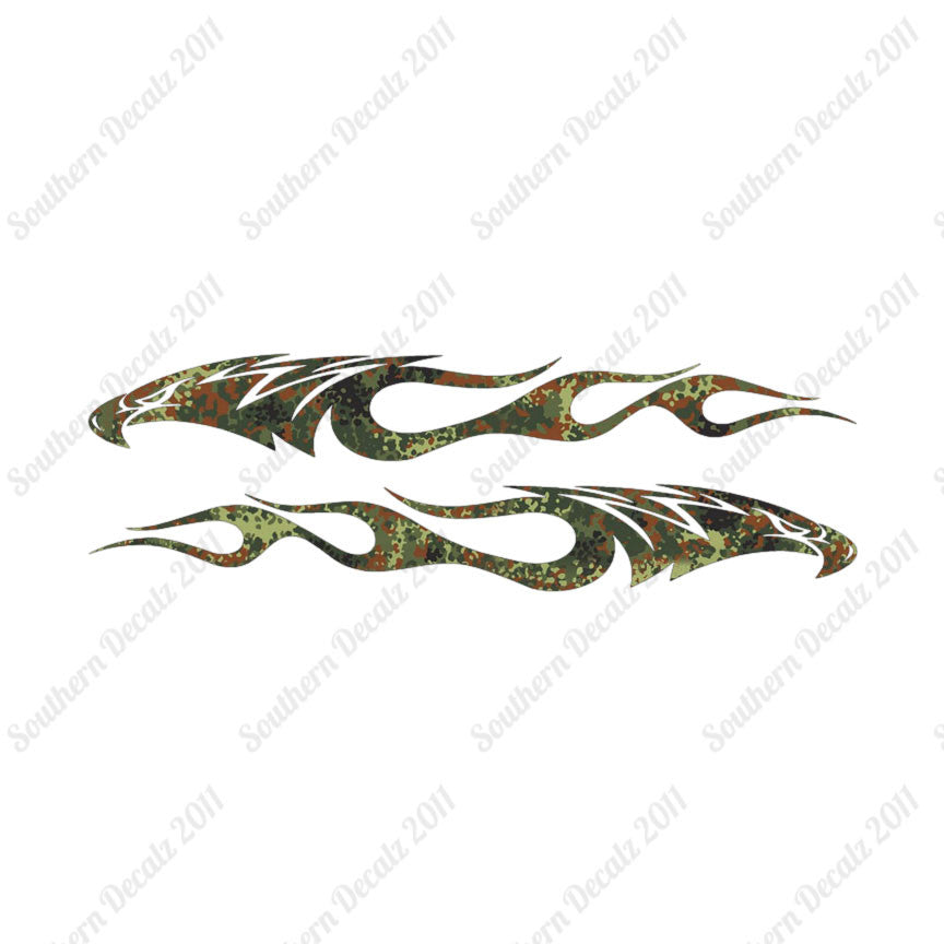 Pair Of Eagle Flames