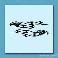 Pair Of Tribal Eagle Flames