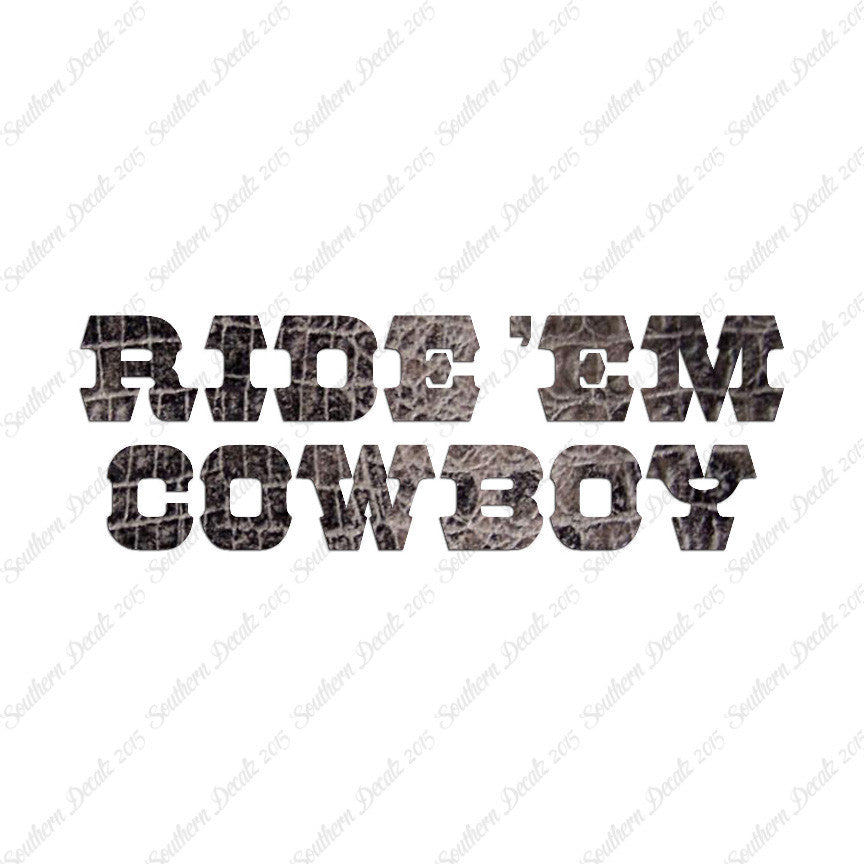 Ride Em Cowboy