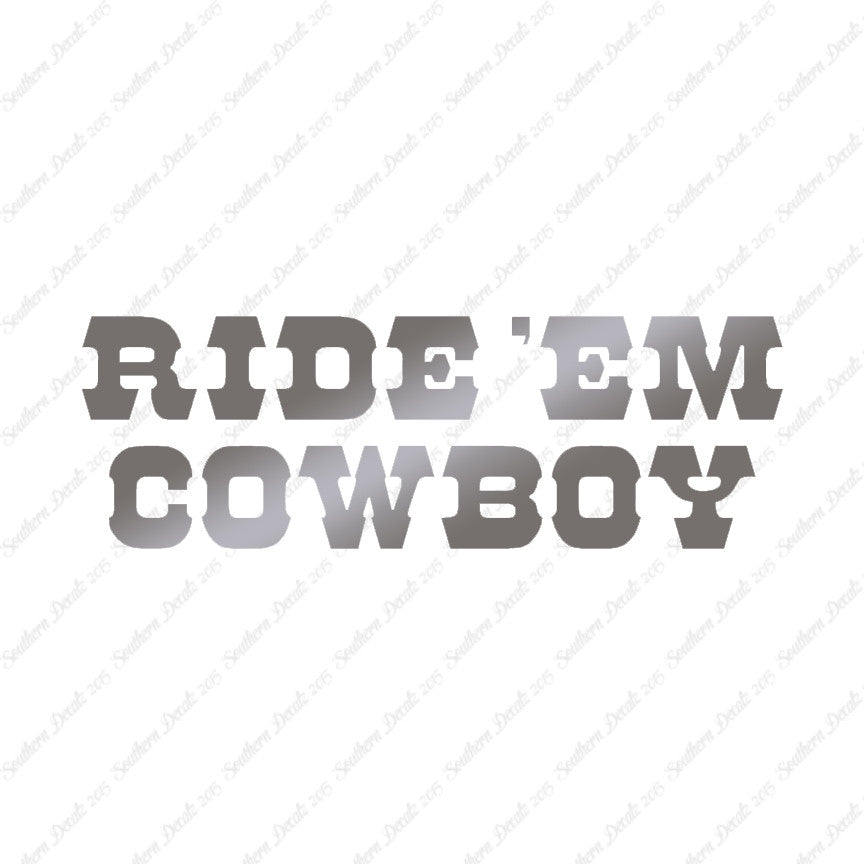 Ride Em Cowboy