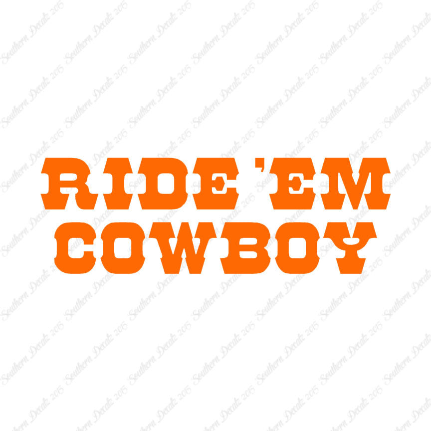 Ride Em Cowboy