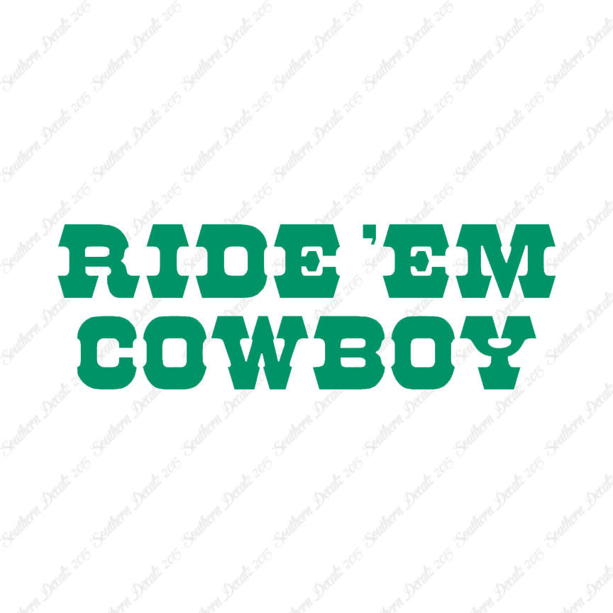 Ride Em Cowboy