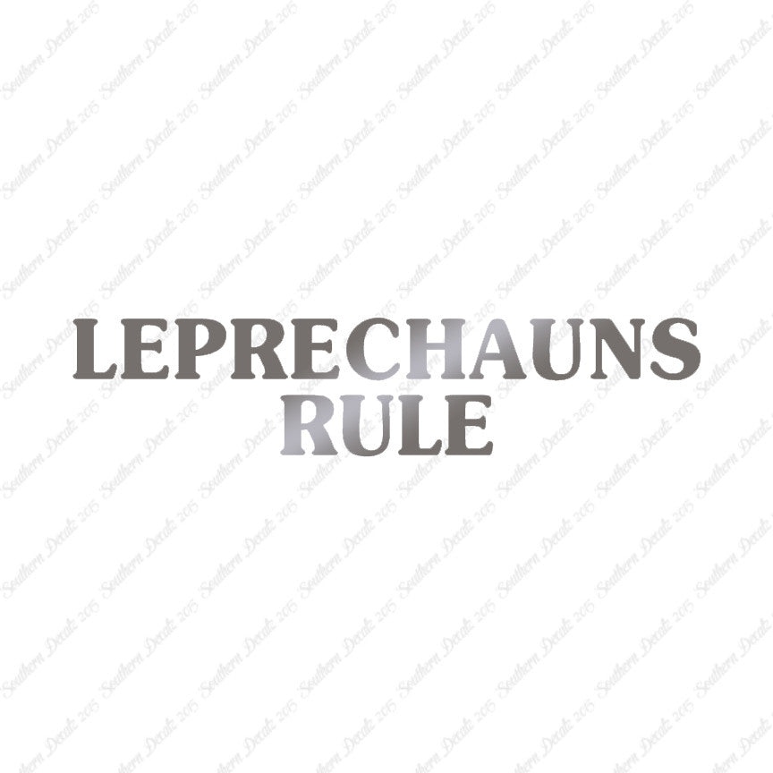 Leprechaun Rule