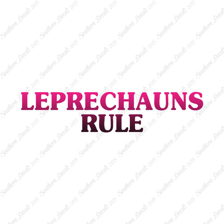 Leprechaun Rule