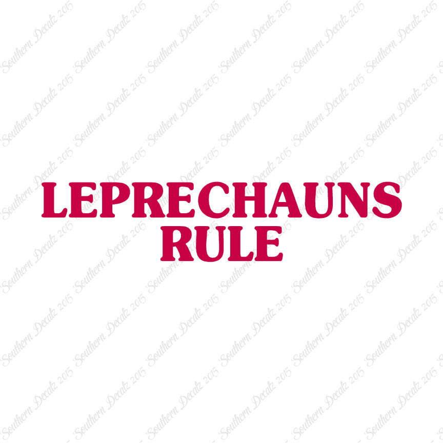 Leprechaun Rule