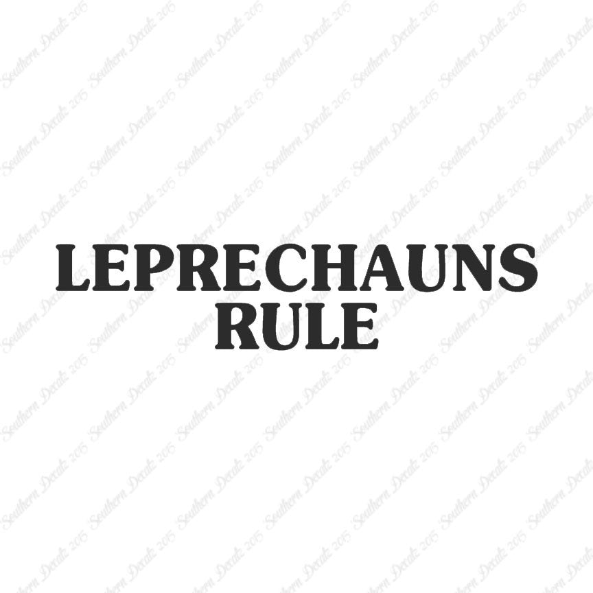 Leprechaun Rule