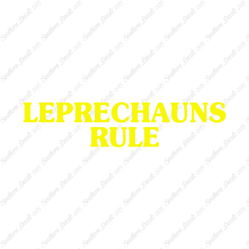 Leprechaun Rule