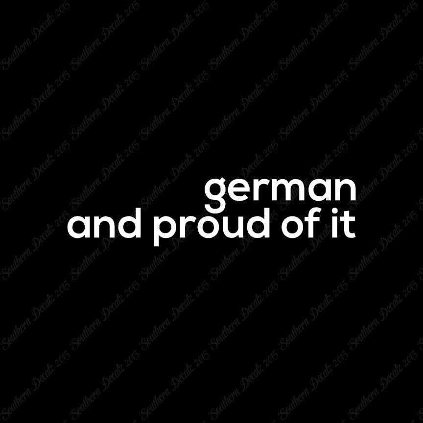 German Proud Of It