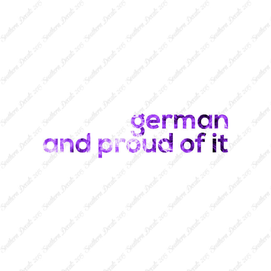 German Proud Of It