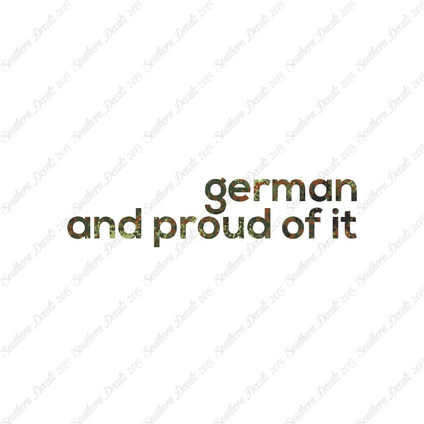 German Proud Of It