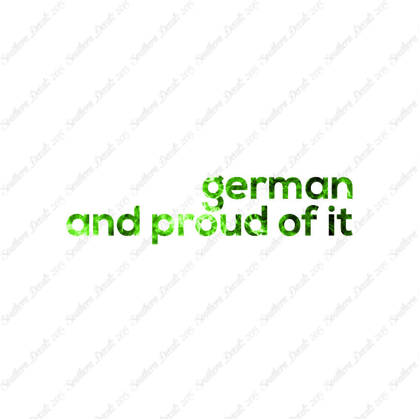 German Proud Of It