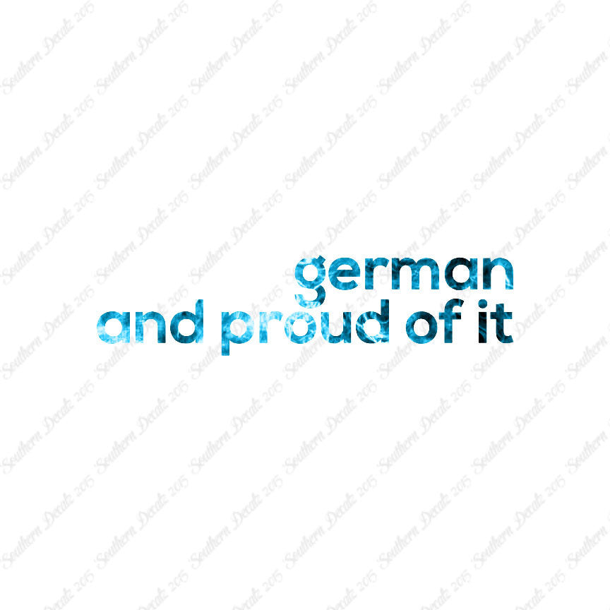 German Proud Of It