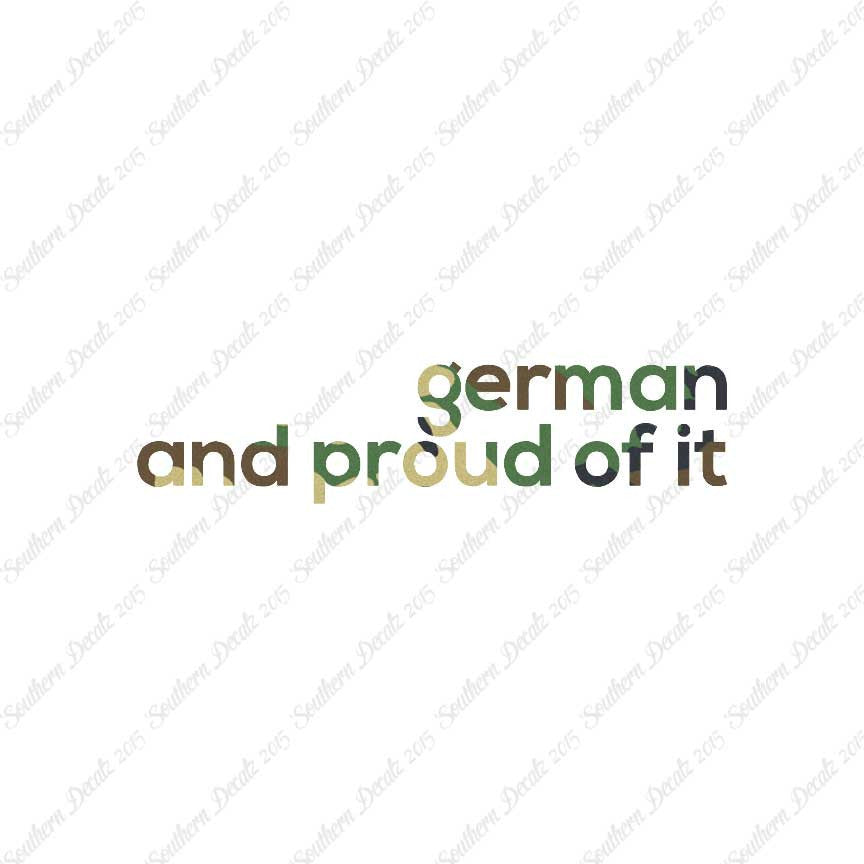 German Proud Of It